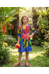 Hand Painted Rayon Kids Dress